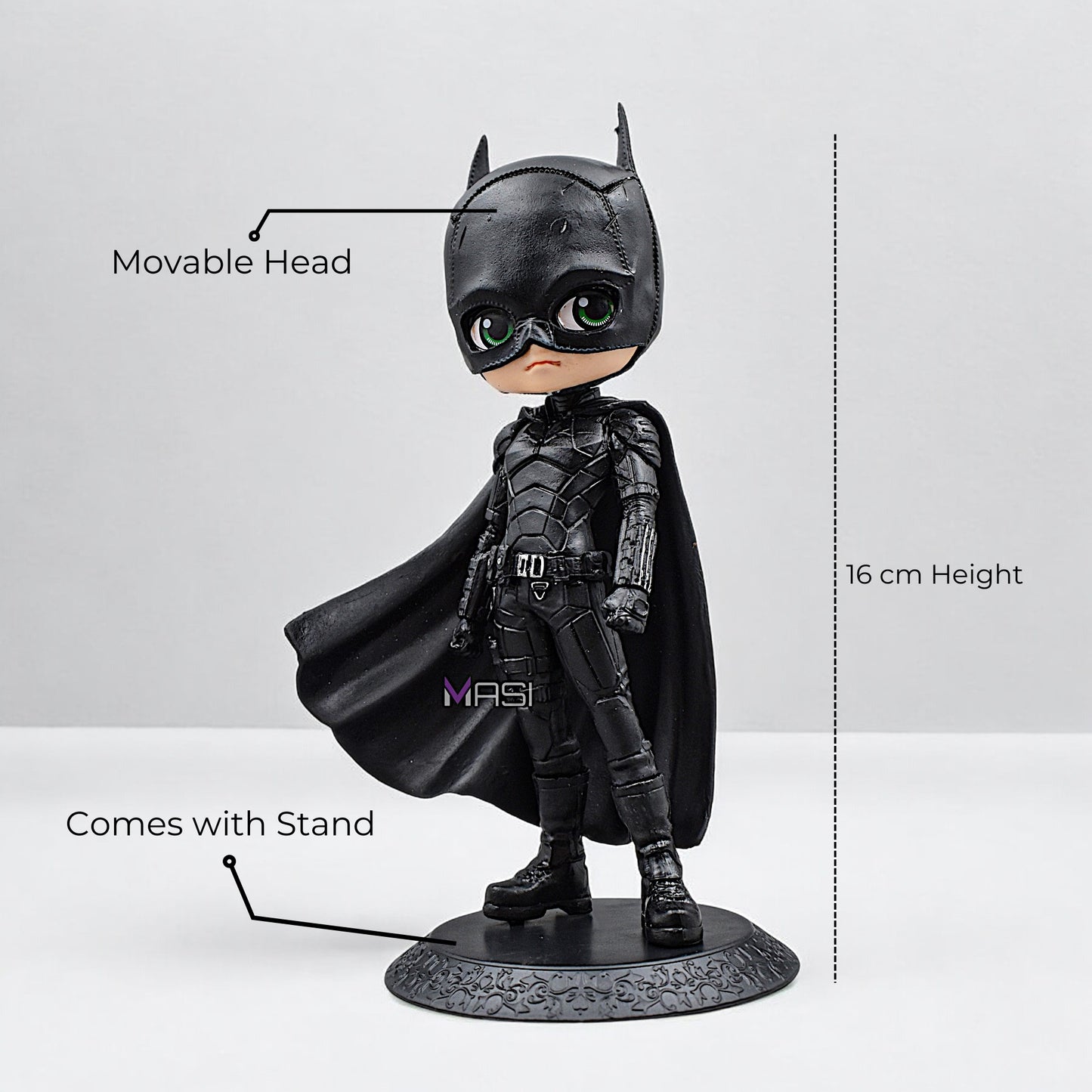 BATMAN Q STYLE ACTION FIGURE WITH STAND (16 CM HEIGHT)