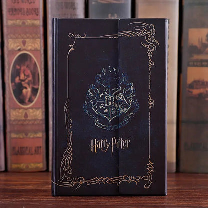 HARRY POTTER HARD COVER JOURNAL DIARY | MAGNETIC COVER WIZARD WORLD AUTHENTIC DIARY - 192 PAGES