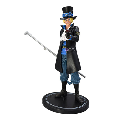 ONE PIECE SABO ACTION FIGURE COLLECTIBLE FUGURINE WITH STAND - 20 CM HEIGHT