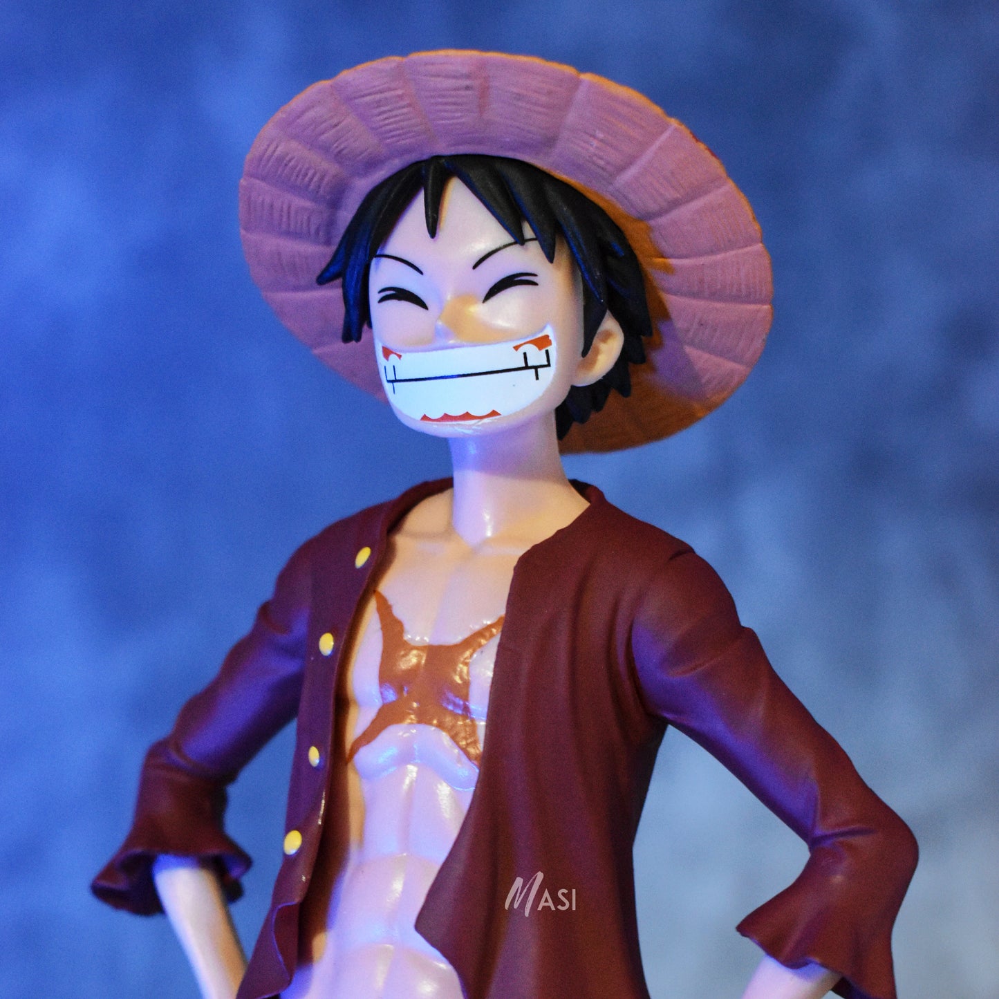 MONKEY D. LUFFY ACTION FIGURE WITH 3 REPLACEABLE HEADS (25 CM HEIGHT) - ONE PIECE