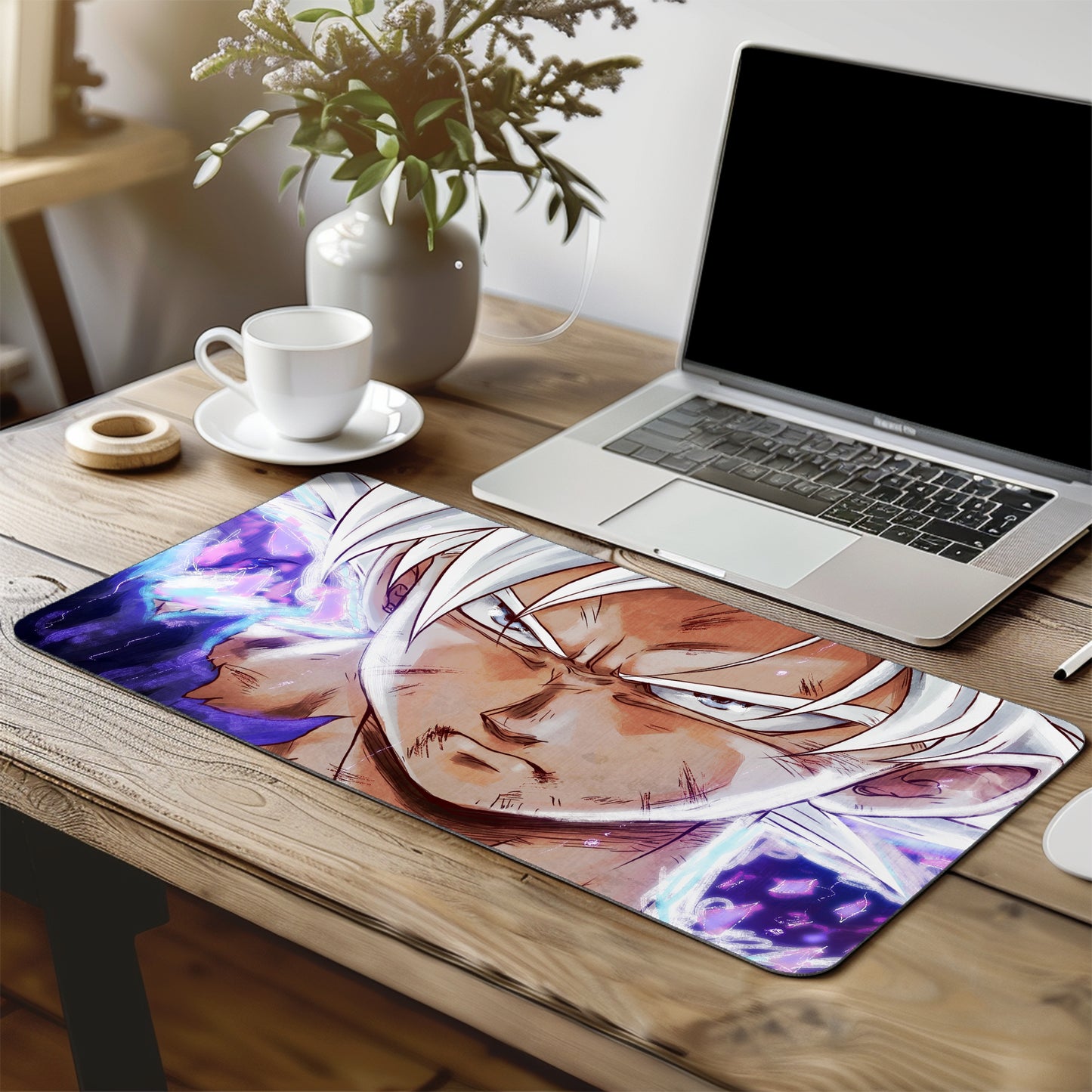 DRAGON BALL Z/SUPER GOKU ULTRA INSTINCT MOUSE PAD (23 X 11 INCHES) - GAMING MOUSE PAD