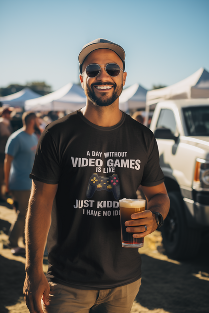 GAMER'S ATTITUDE ROUND NECK T-SHIRT