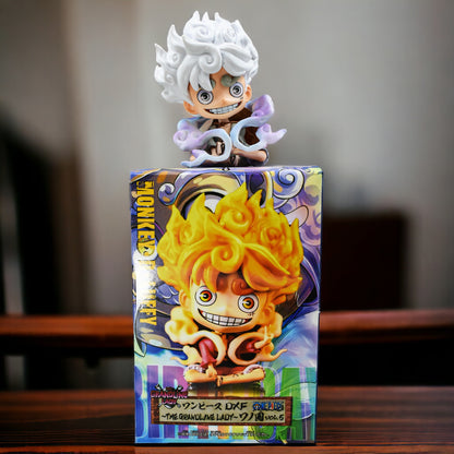 LUFFY GEAR 5 MINI CHIBI FIGURE WITH BOX - ONE PIECE