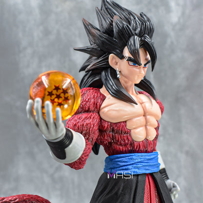 VEGITO SSJ4 ACTION FIGURE WITH A DRAGON BALL IN HAND (28 CM HEIGHT) - DRAGON BALL Z