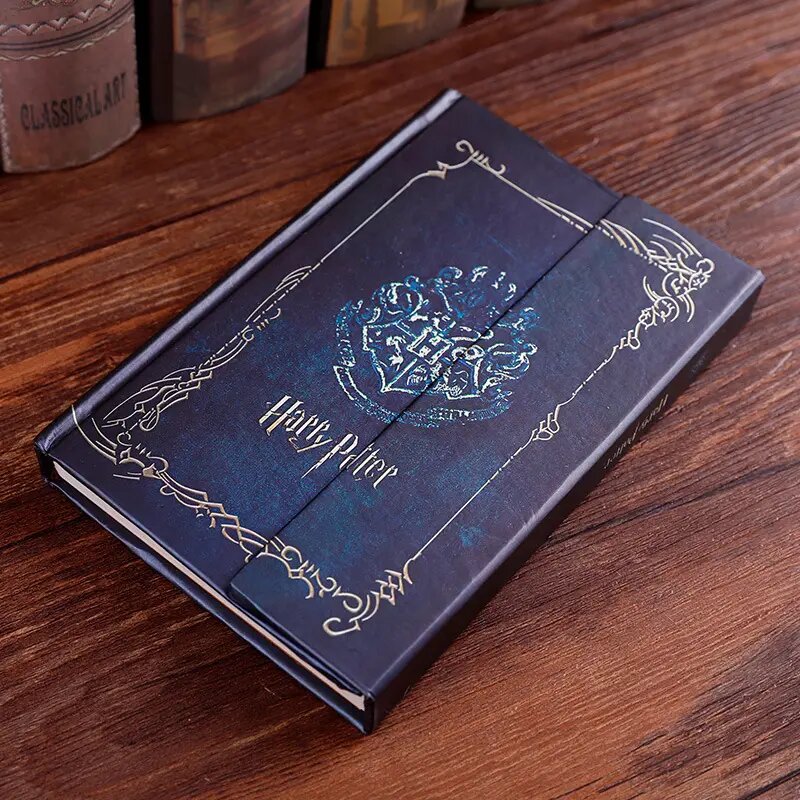 HARRY POTTER HARD COVER JOURNAL DIARY | MAGNETIC COVER WIZARD WORLD AUTHENTIC DIARY - 192 PAGES