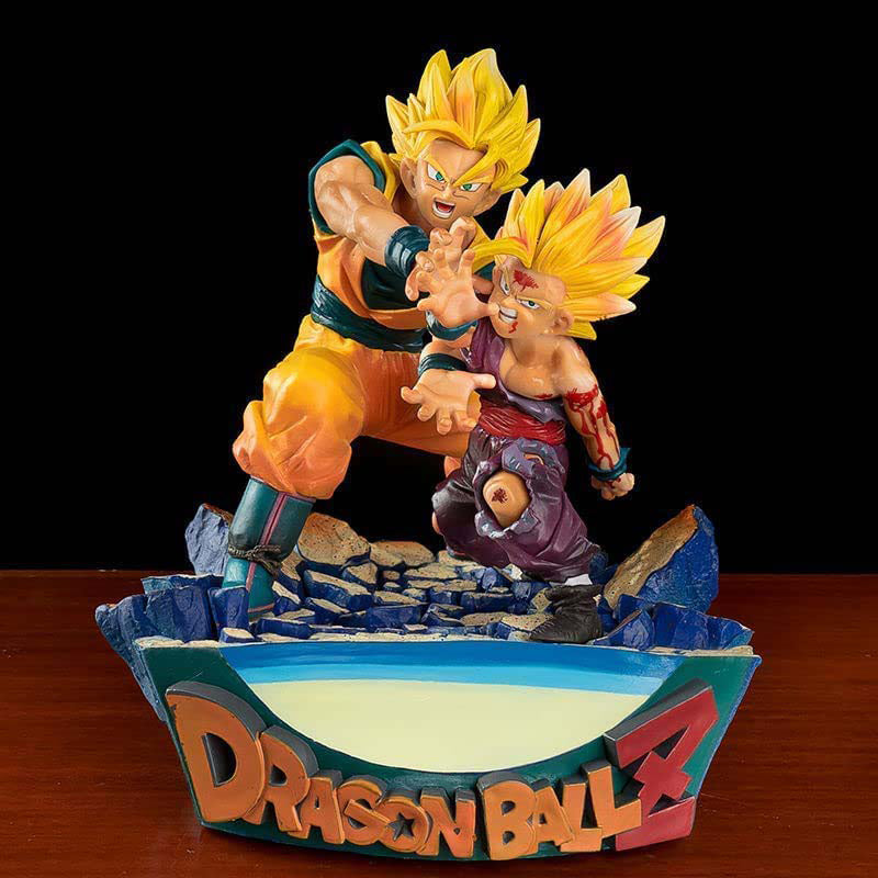 Son Goku and Son Gohan Iconic Kamehameha Action Figure - Dragon Ball Z