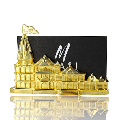 Ayodhya Ram Mandir Replica Card Holder (Heavy Golden)