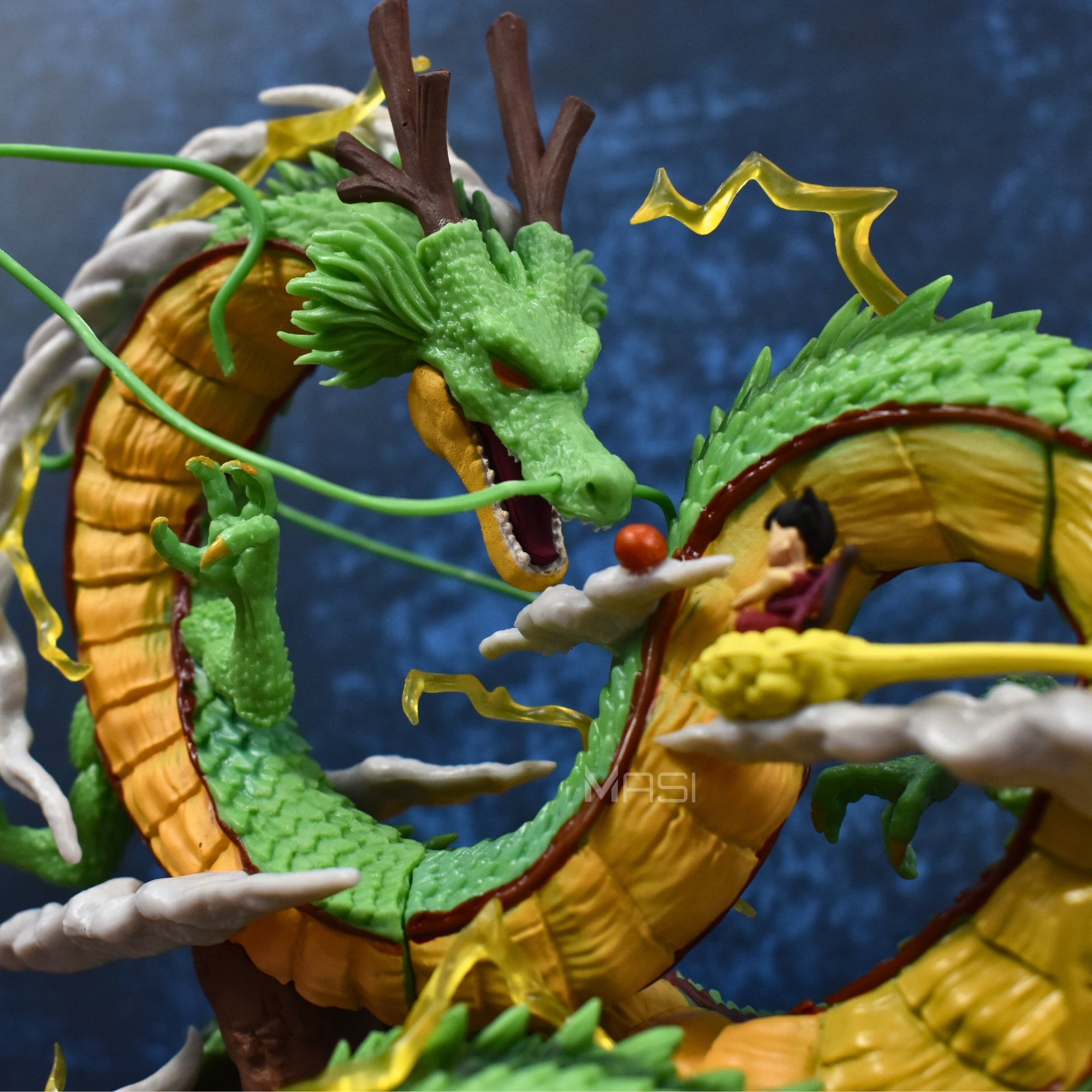 THE ETERNAL DRAGON SHENRON WITH SON GOKU ACTION FIGURE (22 CM HEIGHT) - DRAGON BALL Z