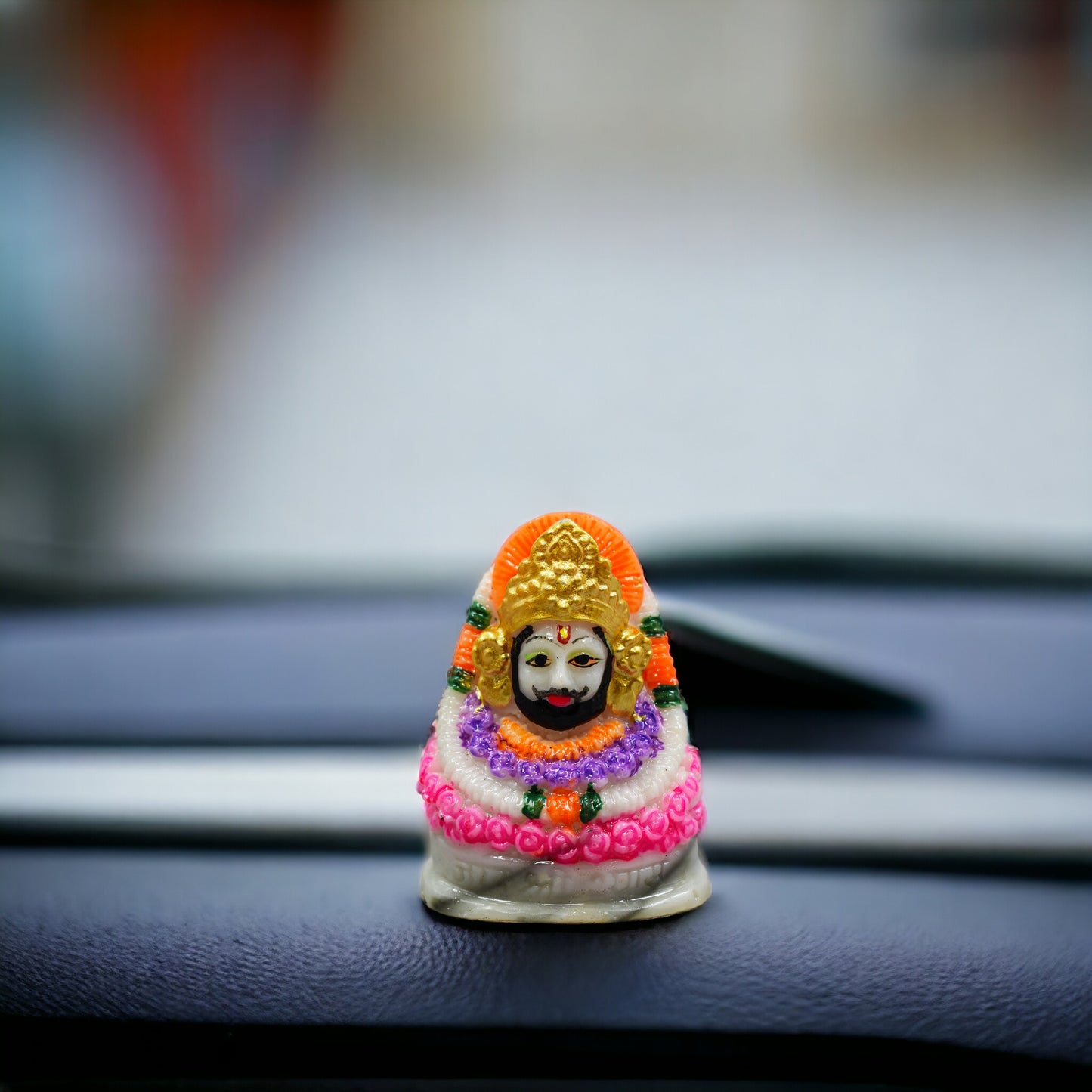 BABA KHATU SHYAM JI IDOL STATUE MURTI FOR CAR DASHBOARD/TABLE/HOME DECORATION