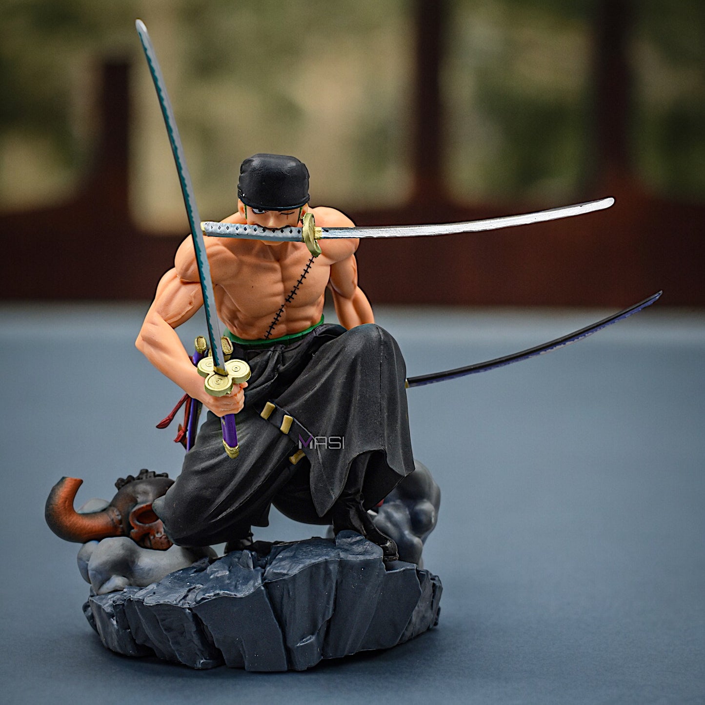 RORONOA ZORO THREE KNIFE FLOW OVERSEAS RESTRICTIONS ACTION FIGURE - ONE PIECE