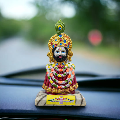 MARBLE BABA KHATU SHYAM JI IDOL STATUE (10 CM)