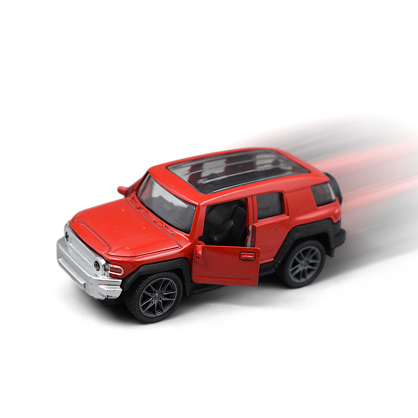 Hummer Car Die-cast Model Toy 1:36 Exclusive Alloy Metal Car with Pull Back with Openable Doors  - Red