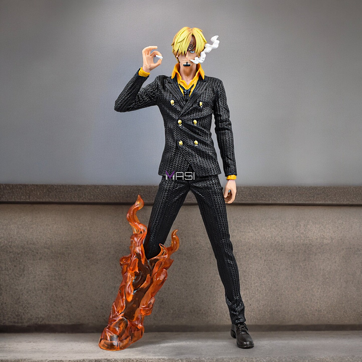 SANJI STANDING ACTION FIGURE WITH FIRE IN ONE LEG (32 CM HEIGHT) - ONE PIECE