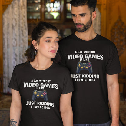 GAMER'S ATTITUDE ROUND NECK T-SHIRT