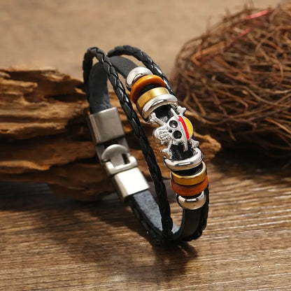 ONE PIECE PIRATE SKULL BRACELET (UNISEX)