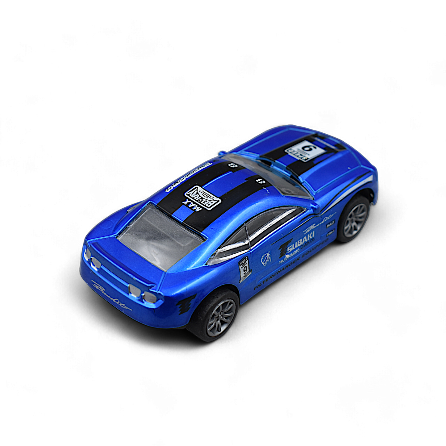 RACING CAR DIE-CAST MODEL TOY 1:36 EXCLUSIVE ALLOY METAL CAR WITH PULL BACK FUNCTION - BLUE