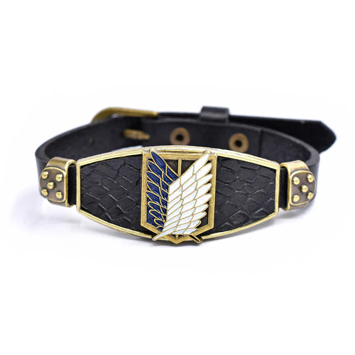 ATTACK ON TITAN SURVEY CORPS PREMIUM BRACELET (UNISEX)