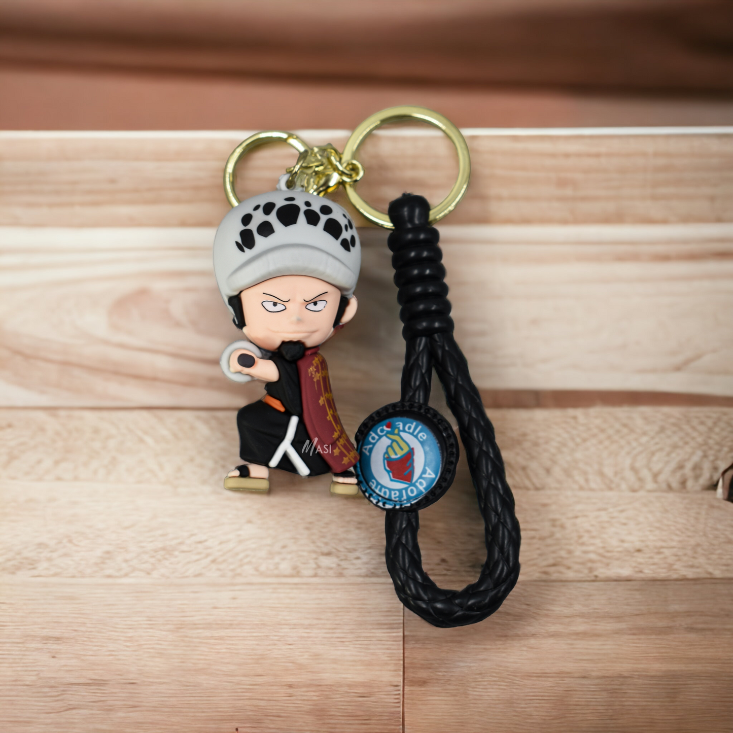 TRAFALGAR D. WATER LAW SILICON RUBBER KEYCHAIN - ONE PIECE