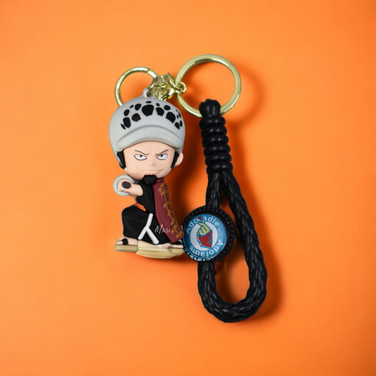 TRAFALGAR D. WATER LAW SILICON RUBBER KEYCHAIN - ONE PIECE