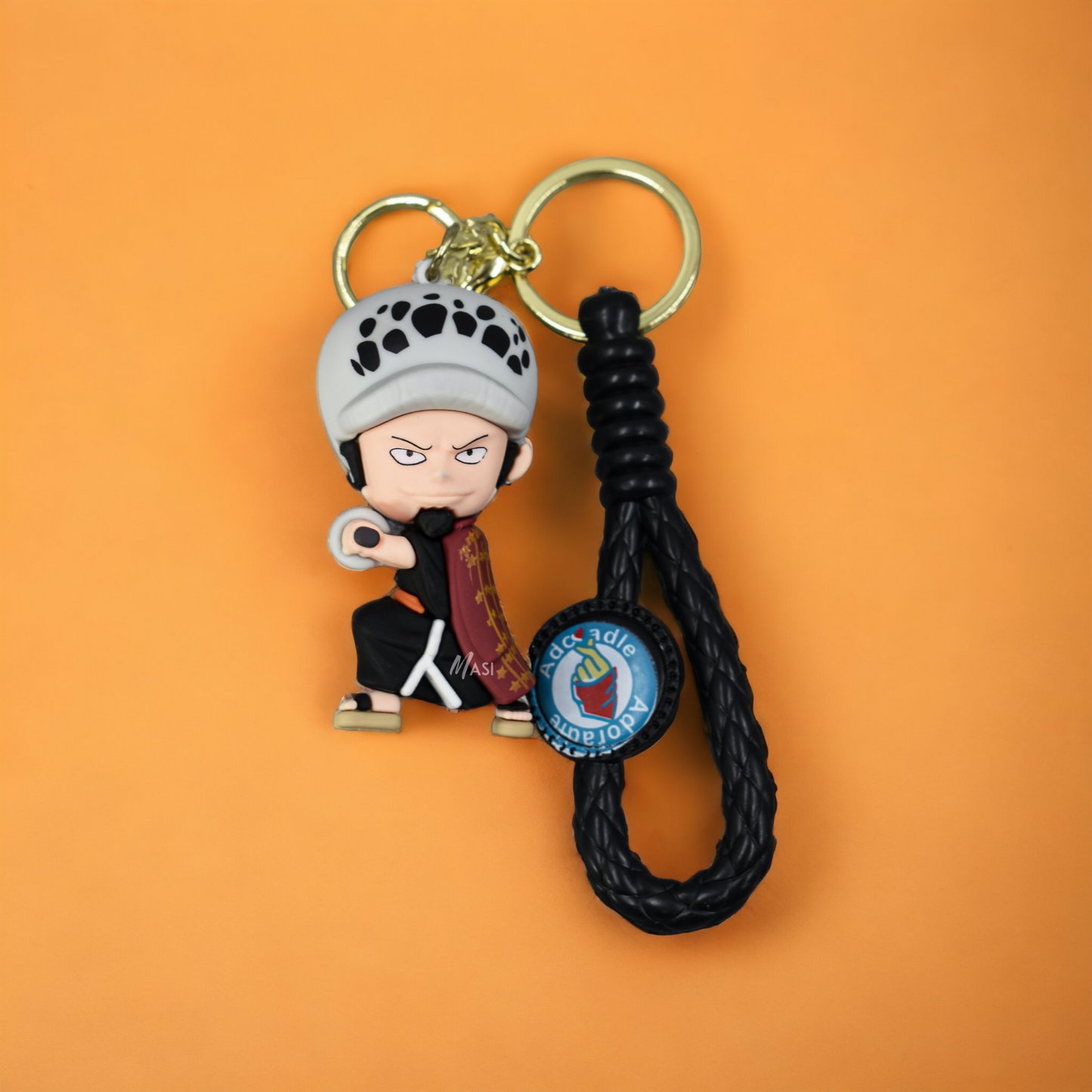 TRAFALGAR D. WATER LAW SILICON RUBBER KEYCHAIN - ONE PIECE