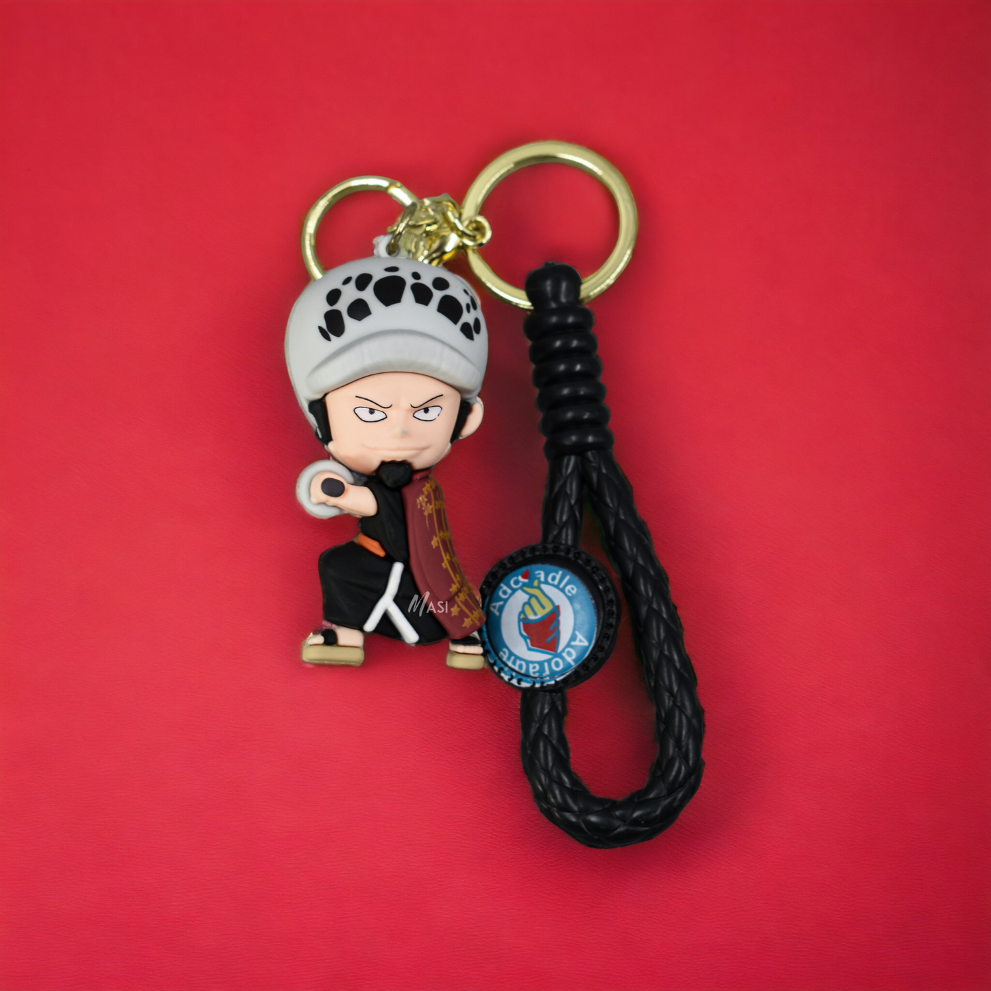 TRAFALGAR D. WATER LAW SILICON RUBBER KEYCHAIN - ONE PIECE