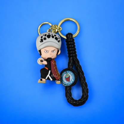 TRAFALGAR D. WATER LAW SILICON RUBBER KEYCHAIN - ONE PIECE