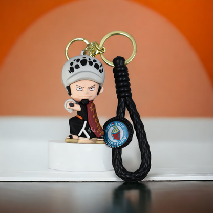 TRAFALGAR D. WATER LAW SILICON RUBBER KEYCHAIN - ONE PIECE