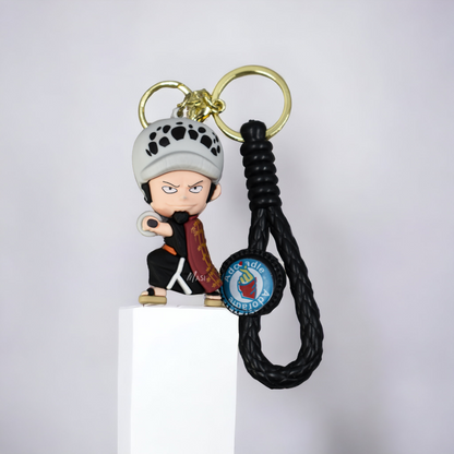 TRAFALGAR D. WATER LAW SILICON RUBBER KEYCHAIN - ONE PIECE