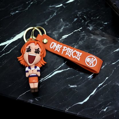 NAMI SILICON RUBBER KEYCHAIN - ONE PIECE