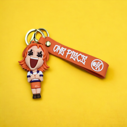 NAMI SILICON RUBBER KEYCHAIN - ONE PIECE