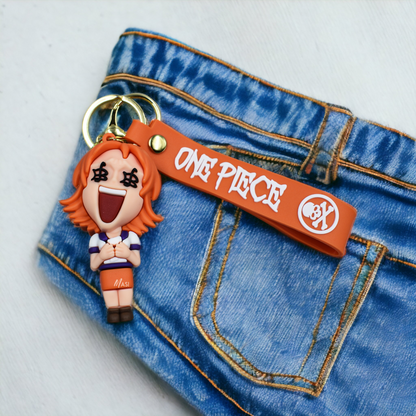 NAMI SILICON RUBBER KEYCHAIN - ONE PIECE