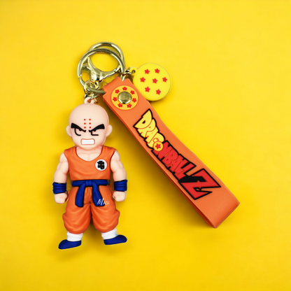 KRILLIN SILICON SUBBER KEYCHAIN WITH STRAP - DRAGON BALL Z