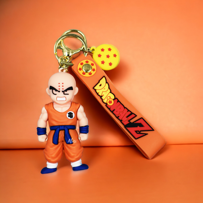 KRILLIN SILICON SUBBER KEYCHAIN WITH STRAP - DRAGON BALL Z