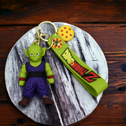 PICCOLO SILICON RUBBER KEYCHAIN WITH STRAP - DRAGON BALL Z