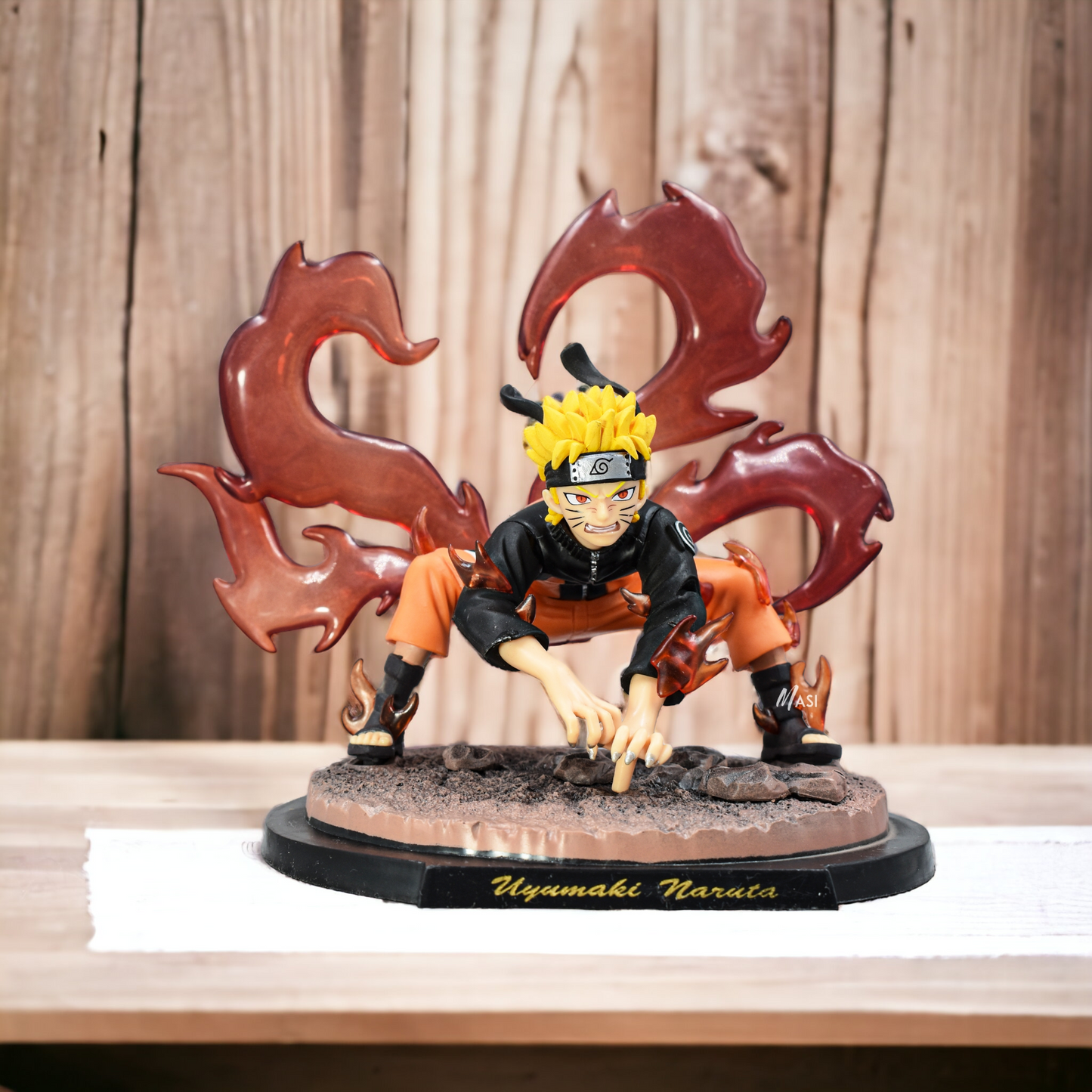 NINE TAIL FOX BATTLE MODE UZUMAKI NARUTO ACTION FIGURE (19 CM HEIGHT) - NARUTO